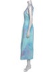 Jonathan Simkhai Tie-Dye Print Long Dress