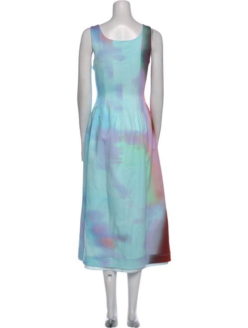 Jonathan Simkhai Tie-Dye Print Long Dress