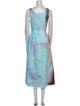 Jonathan Simkhai Tie-Dye Print Long Dress