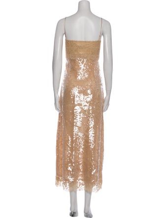 Jonathan Simkhai Square Neckline Midi Length Dress