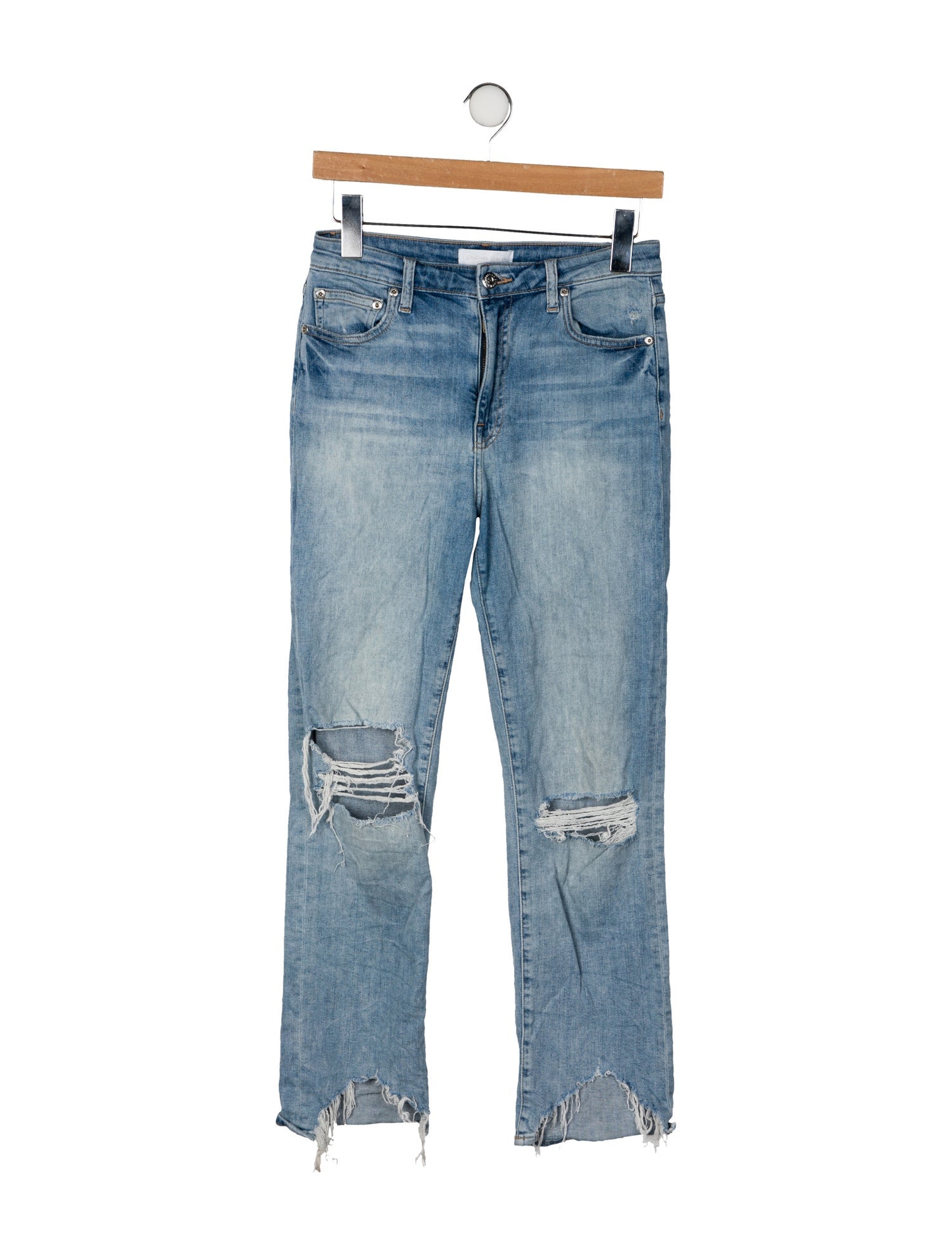 Jonathan Simkhai Mid-Rise Straight Leg Jeans
