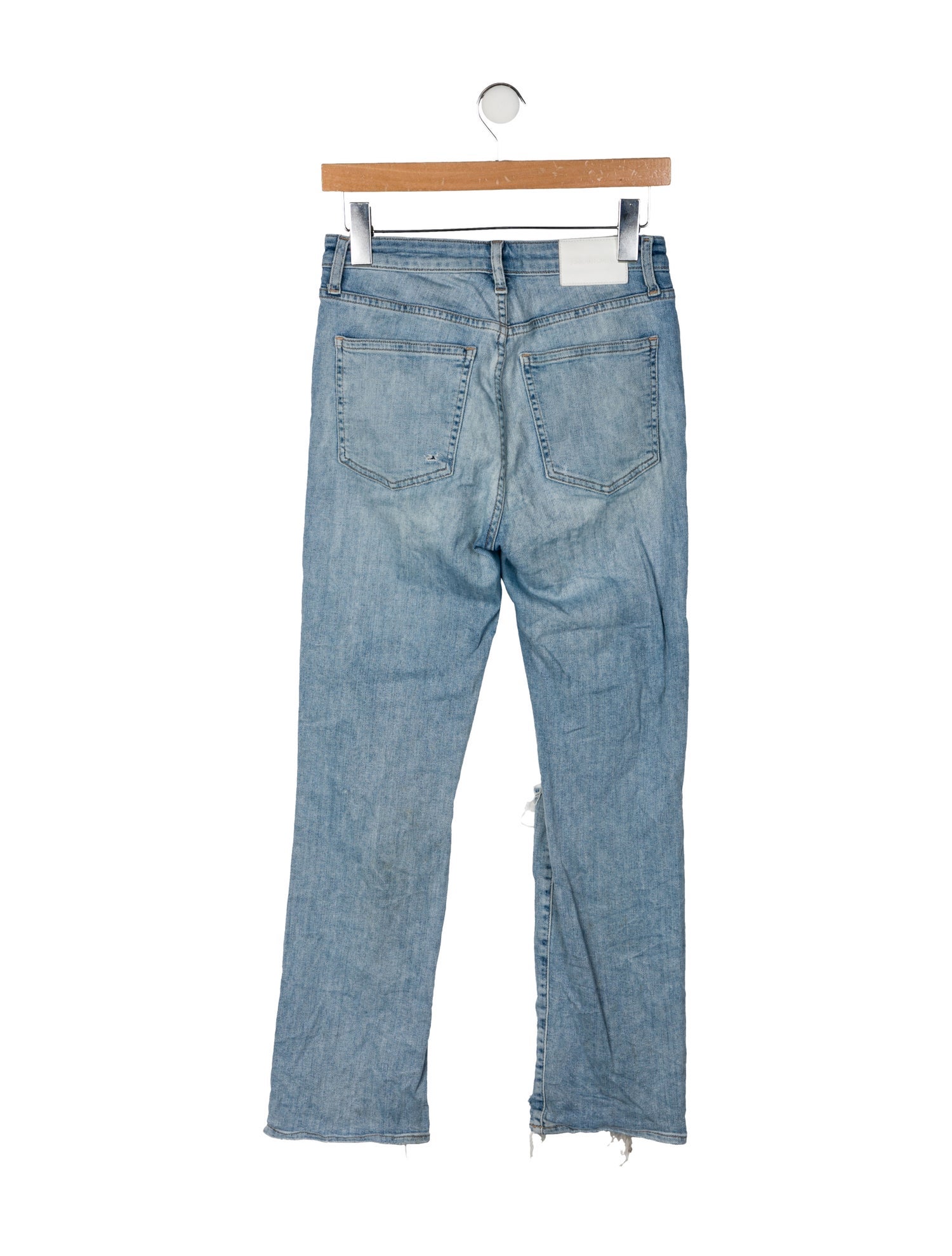 Jonathan Simkhai Mid-Rise Straight Leg Jeans