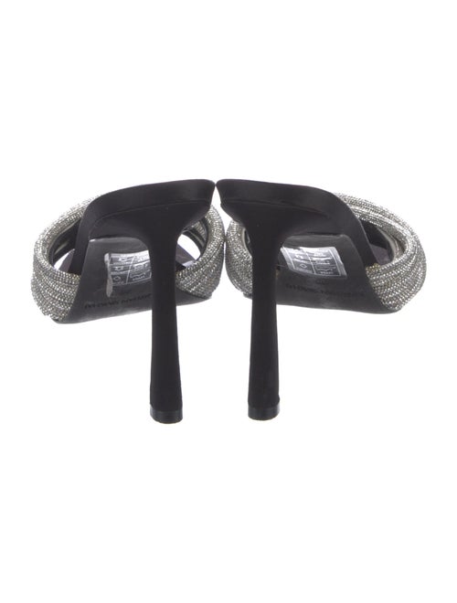 Jonathan Simkhai Satin Colorblock Pattern Slides