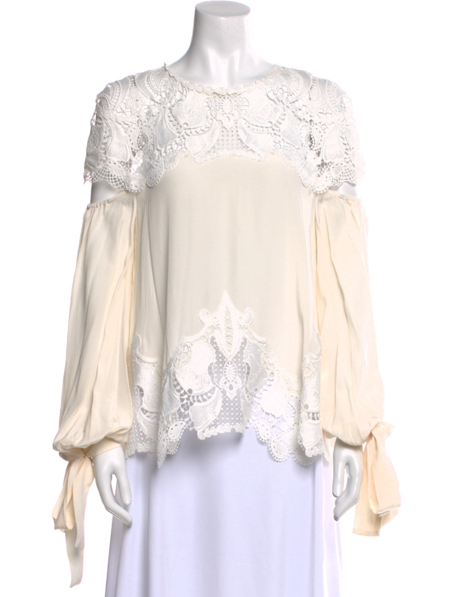 Jonathan Simkhai Silk Crew Neck Blouse