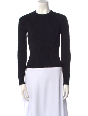 Jonathan Simkhai Crew Neck Long Sleeve Top