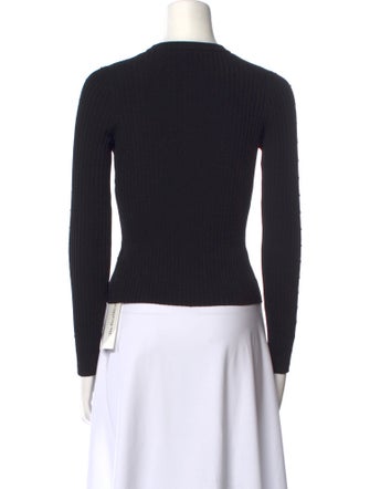 Jonathan Simkhai Crew Neck Long Sleeve Top
