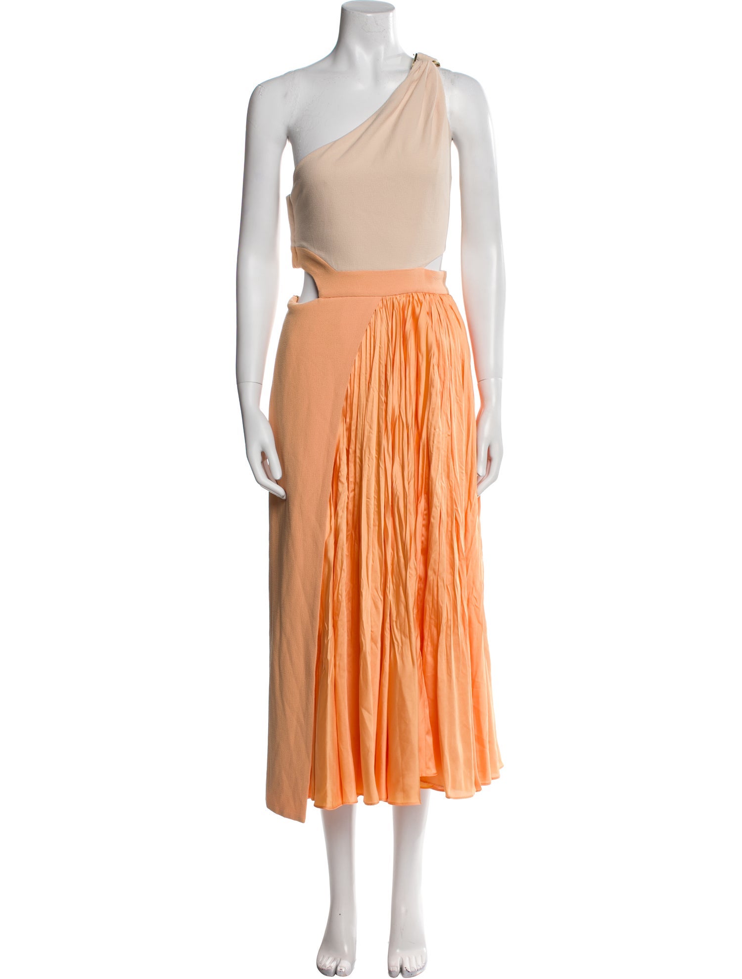 Jonathan Simkhai One-Shoulder Midi Length Dress w/ Tags