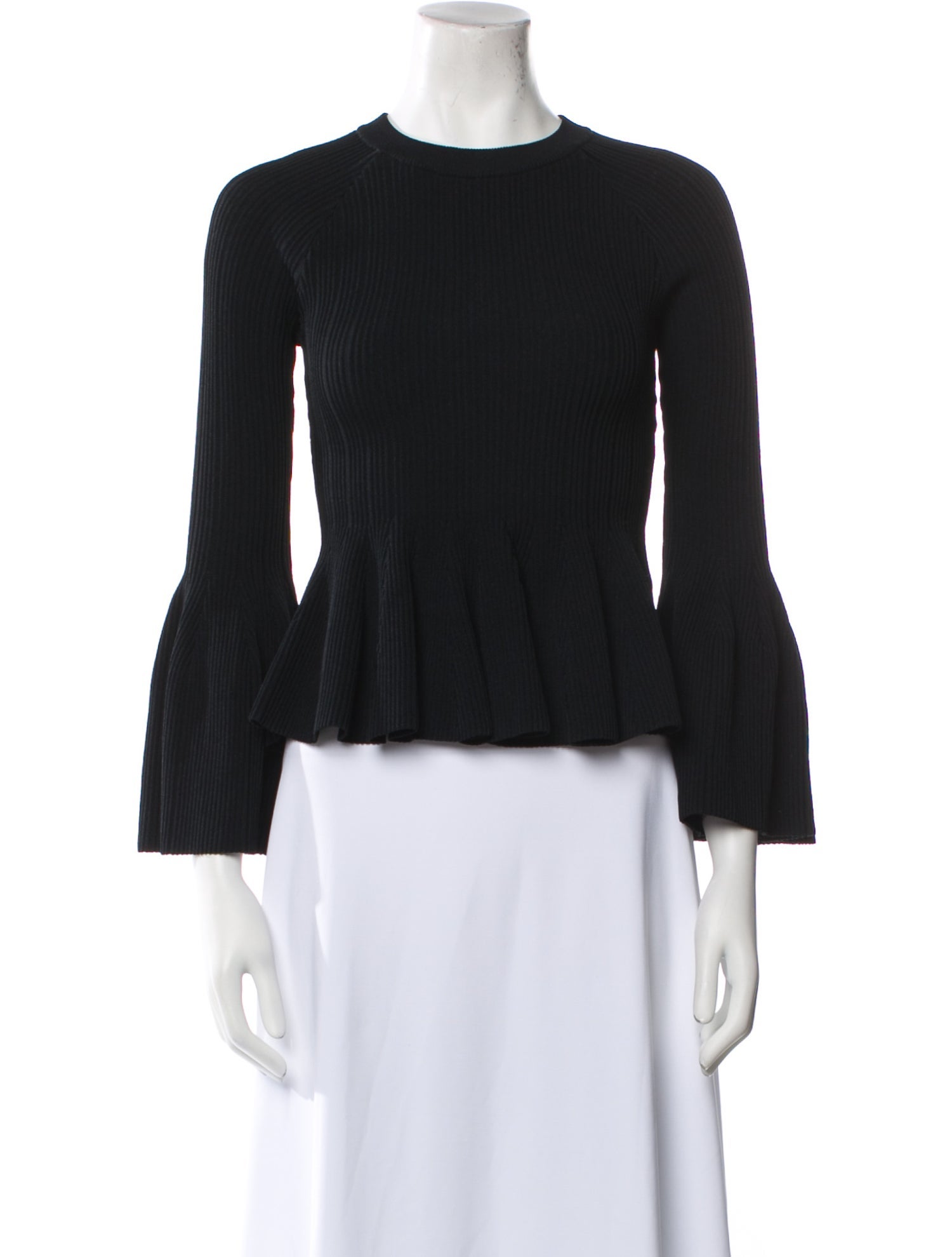 Jonathan Simkhai Silk Crew Neck Top