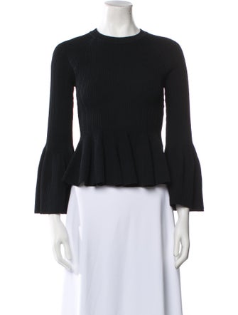 Jonathan Simkhai Silk Crew Neck Top
