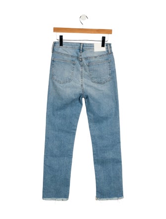 Jonathan Simkhai High-Rise Straight Leg Jeans