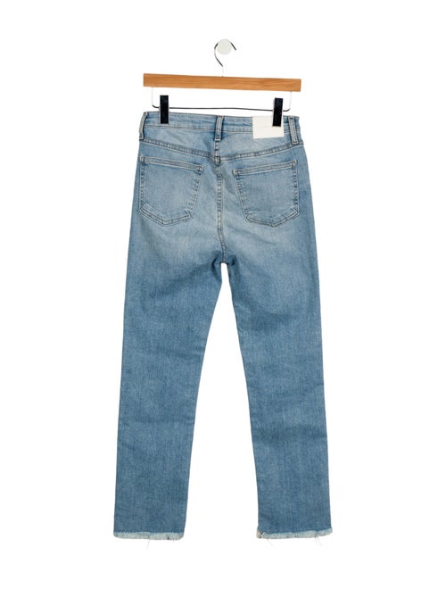 Jonathan Simkhai High-Rise Straight Leg Jeans