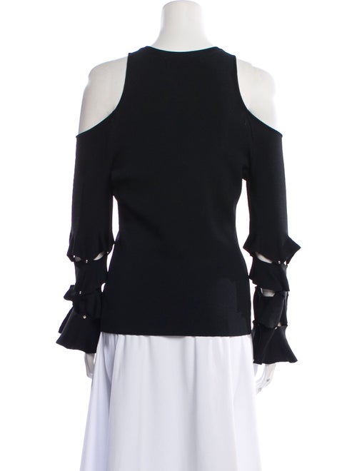 Jonathan Simkhai Scoop Neck Long Sleeve Blouse