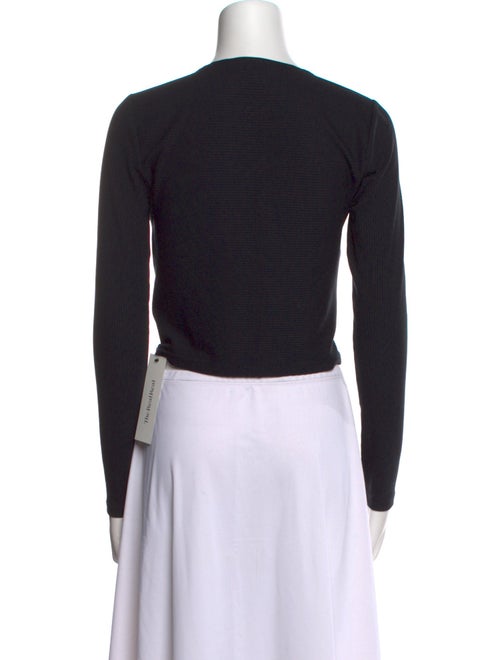 Jonathan Simkhai Square Neckline Long Sleeve Crop Top