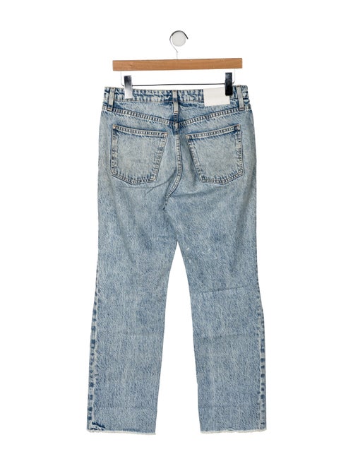 Jonathan Simkhai Mid-Rise Straight Leg Jeans
