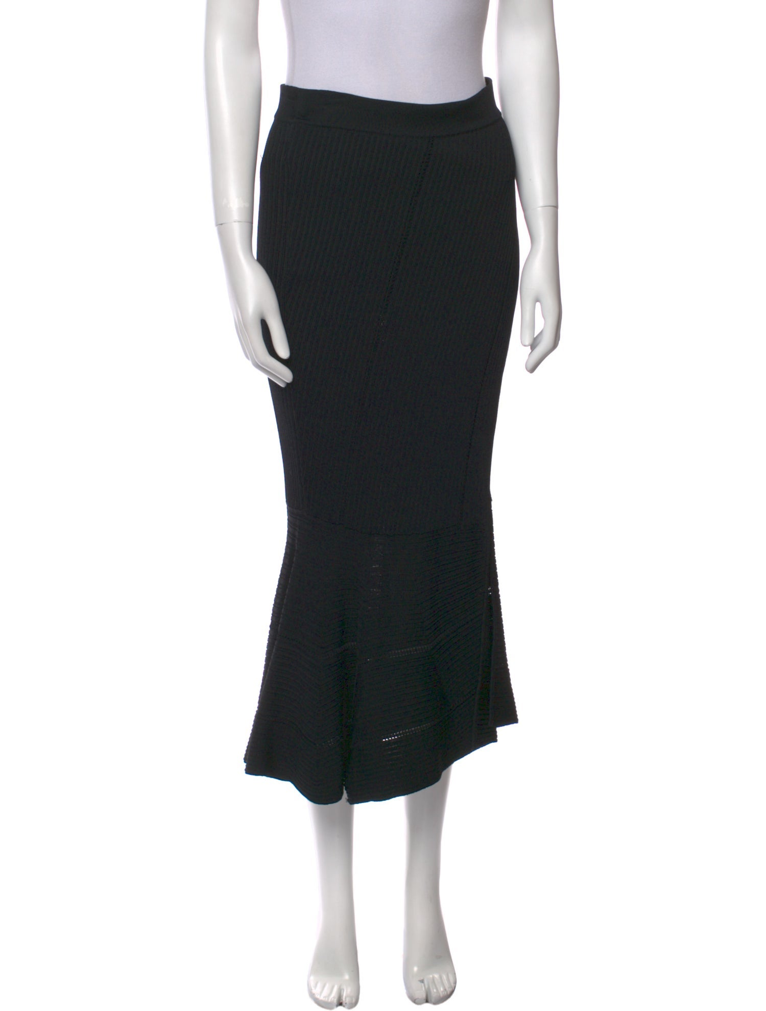 Jonathan Simkhai Ruffle Embellishment Midi Length Skirt