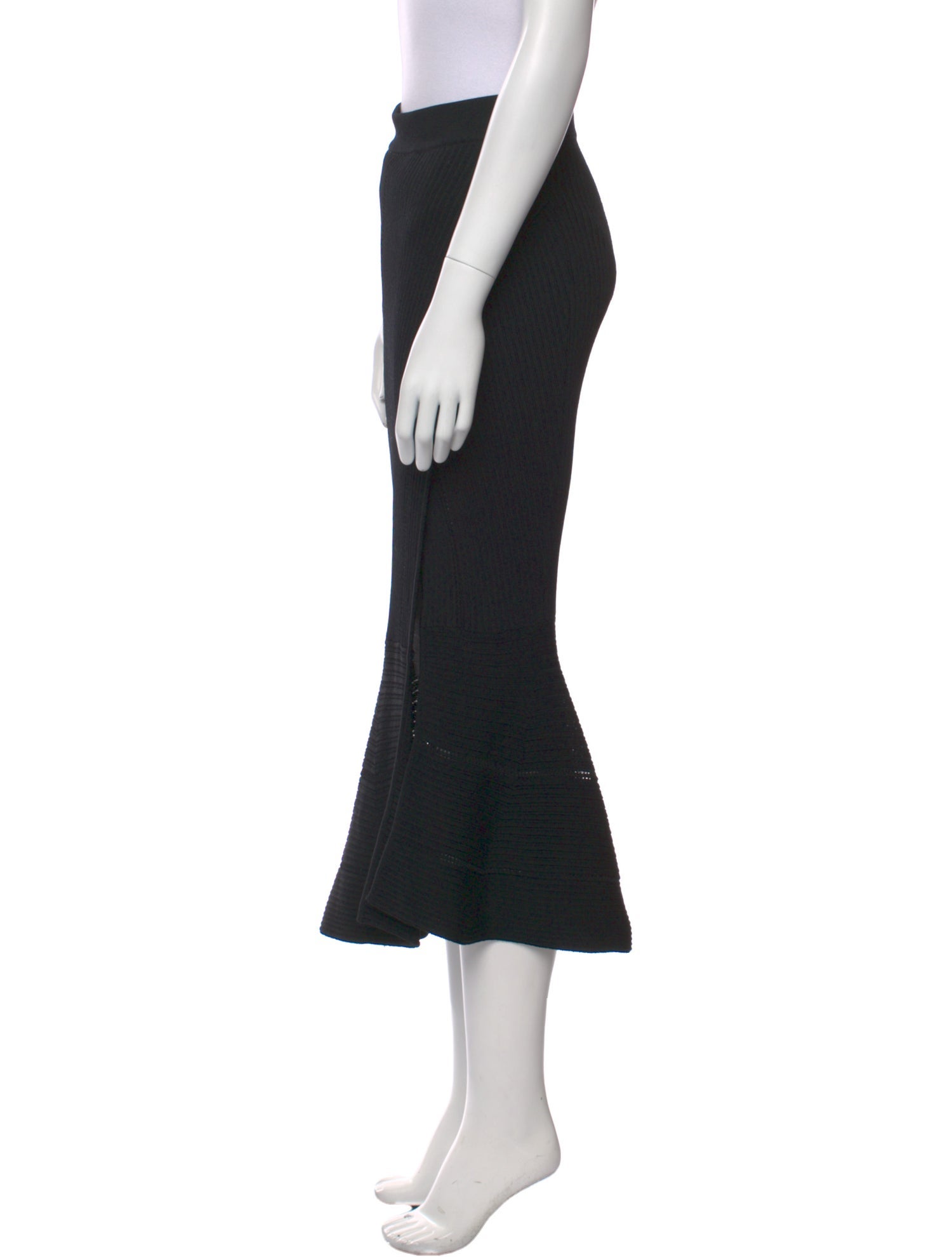 Jonathan Simkhai Ruffle Embellishment Midi Length Skirt