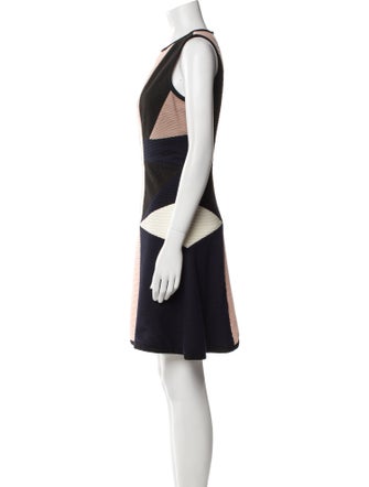 Jonathan Simkhai Colorblock Pattern Mini Dress