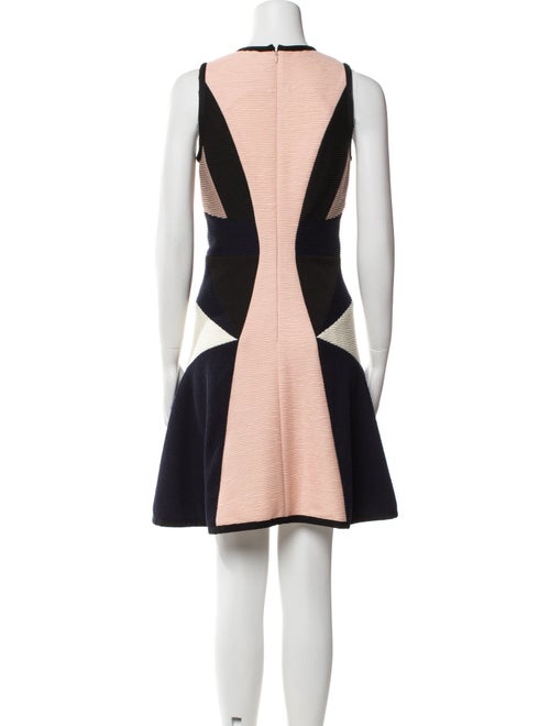 Jonathan Simkhai Colorblock Pattern Mini Dress