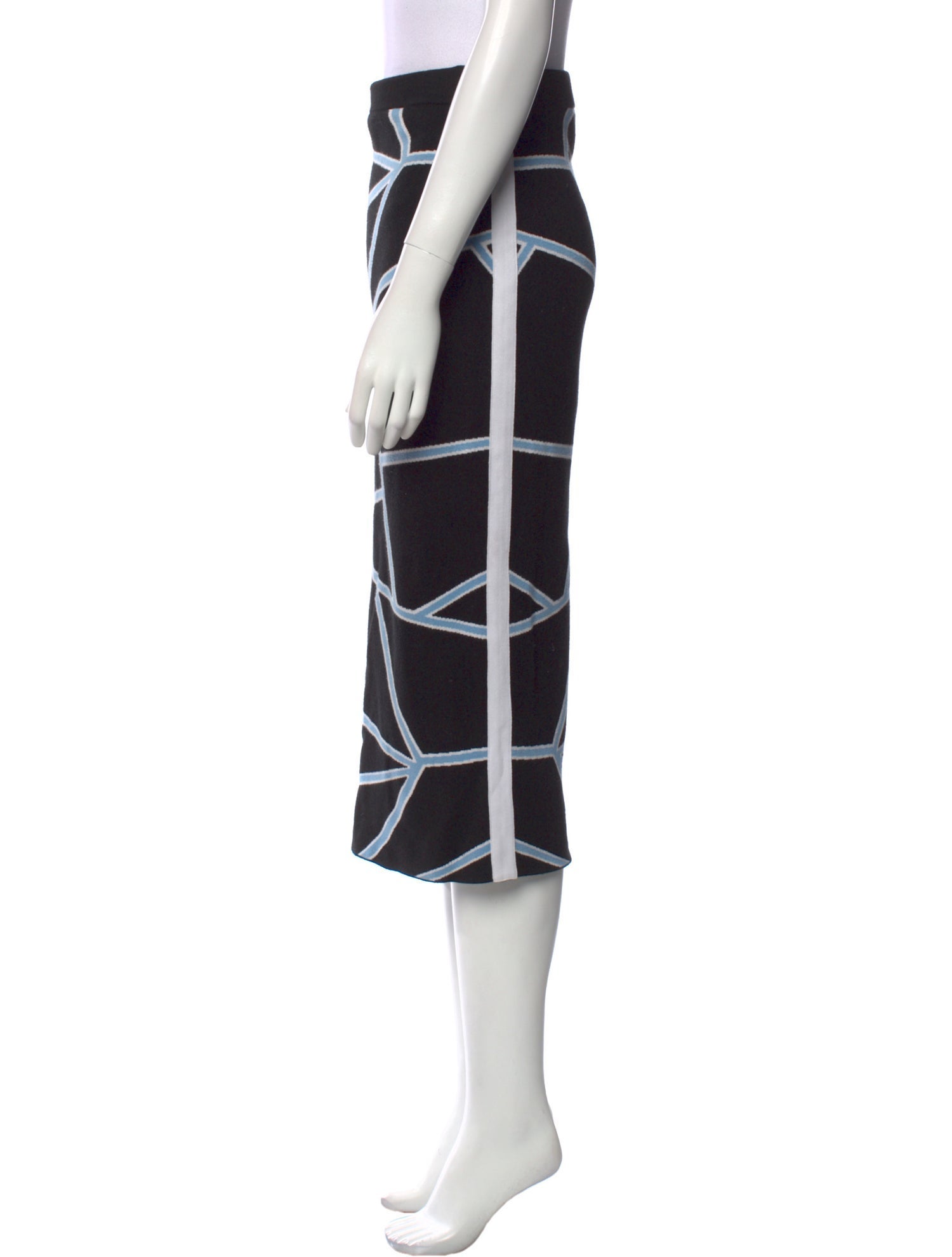 Jonathan Simkhai Printed Midi Length Skirt