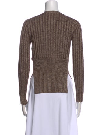 Jonathan Simkhai V-Neck Three-Quarter Sleeve Top