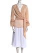 Jonathan Simkhai Cowl Neck Long Sleeve Blouse