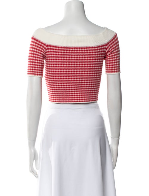 Jonathan Simkhai Striped Off-The-Shoulder Crop Top