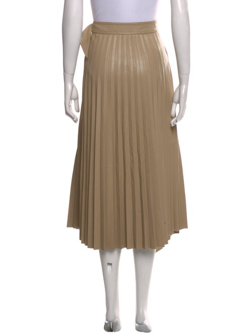 Jonathan Simkhai Pleated Accents Midi Length Skirt