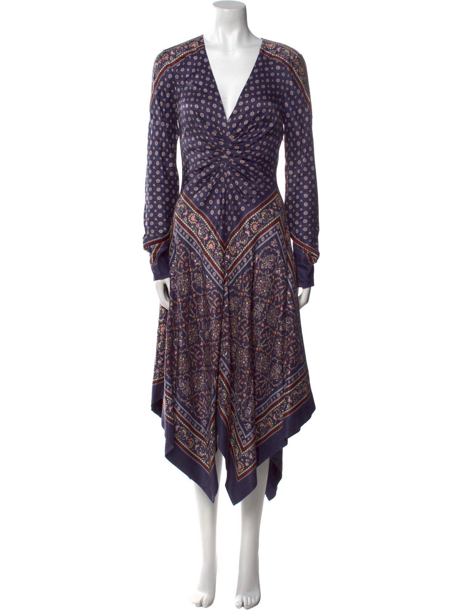 Jonathan Simkhai Paisley Print Long Dress