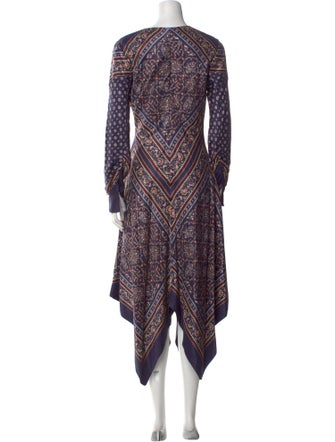 Jonathan Simkhai Paisley Print Long Dress