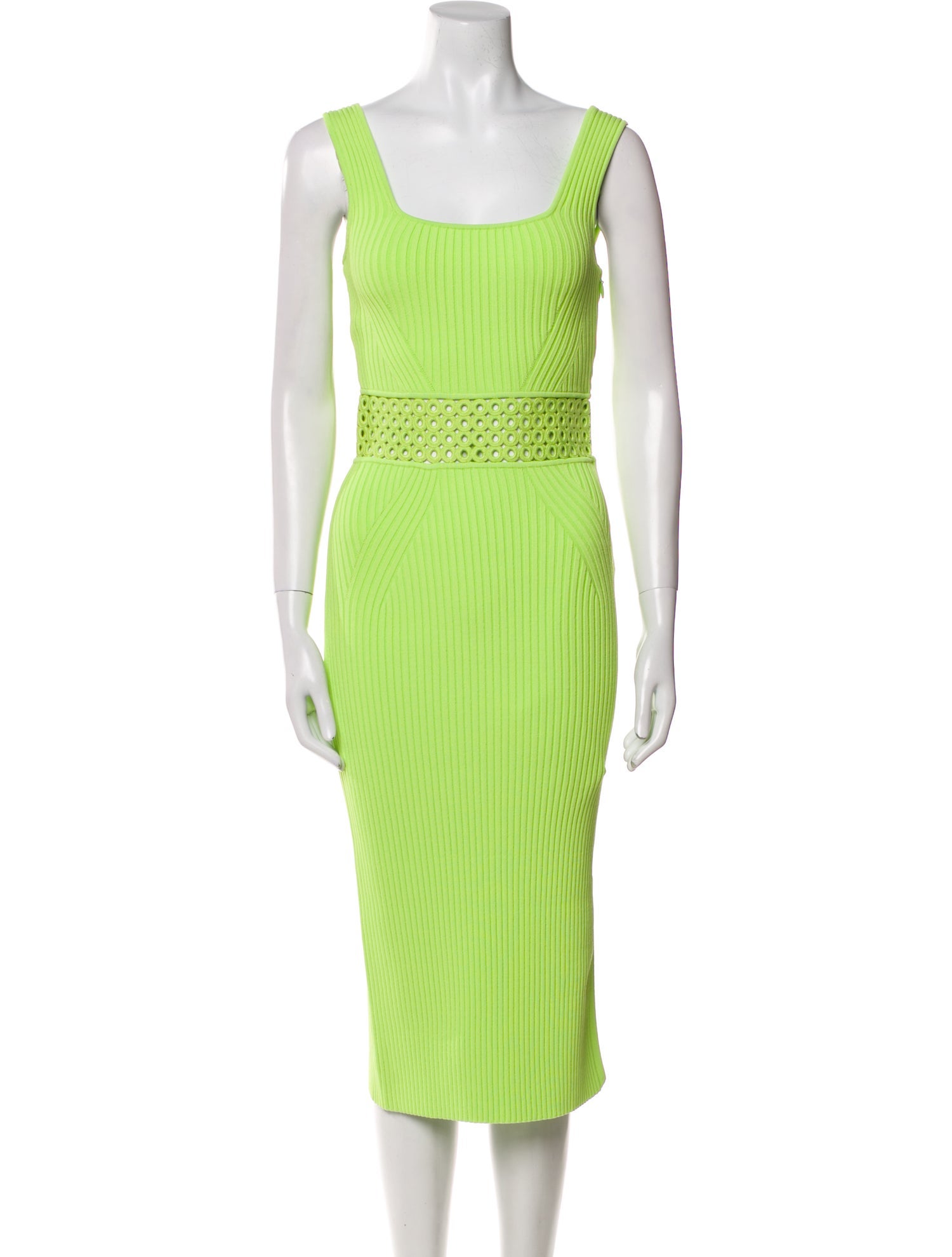 Jonathan Simkhai Square Neckline Midi Length Dress