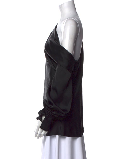 Jonathan Simkhai Asymmetrical Long Sleeve Blouse