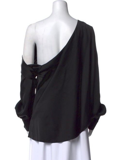 Jonathan Simkhai Asymmetrical Long Sleeve Blouse
