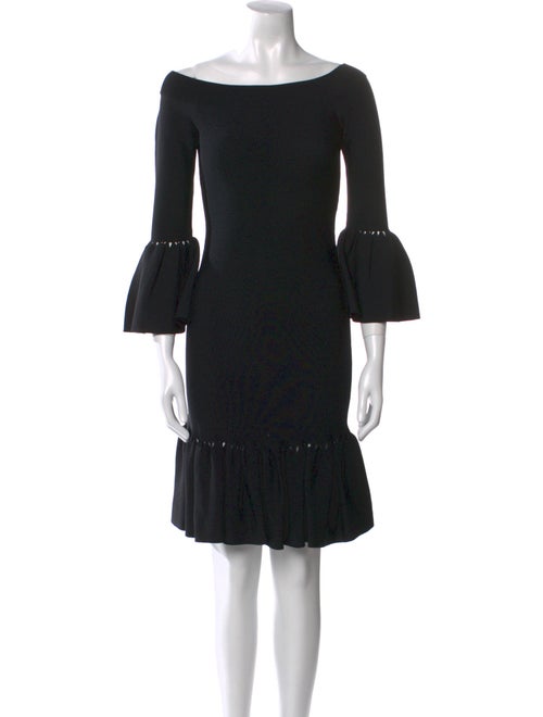 Jonathan Simkhai Bateau Neckline Mini Dress