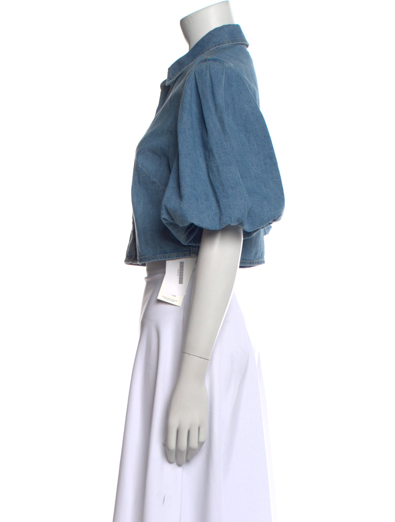 Jonathan Simkhai Short Sleeve Crop Top