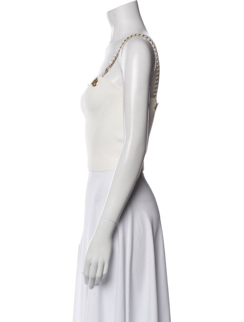 Jonathan Simkhai Square Neckline Sleeveless Crop Top