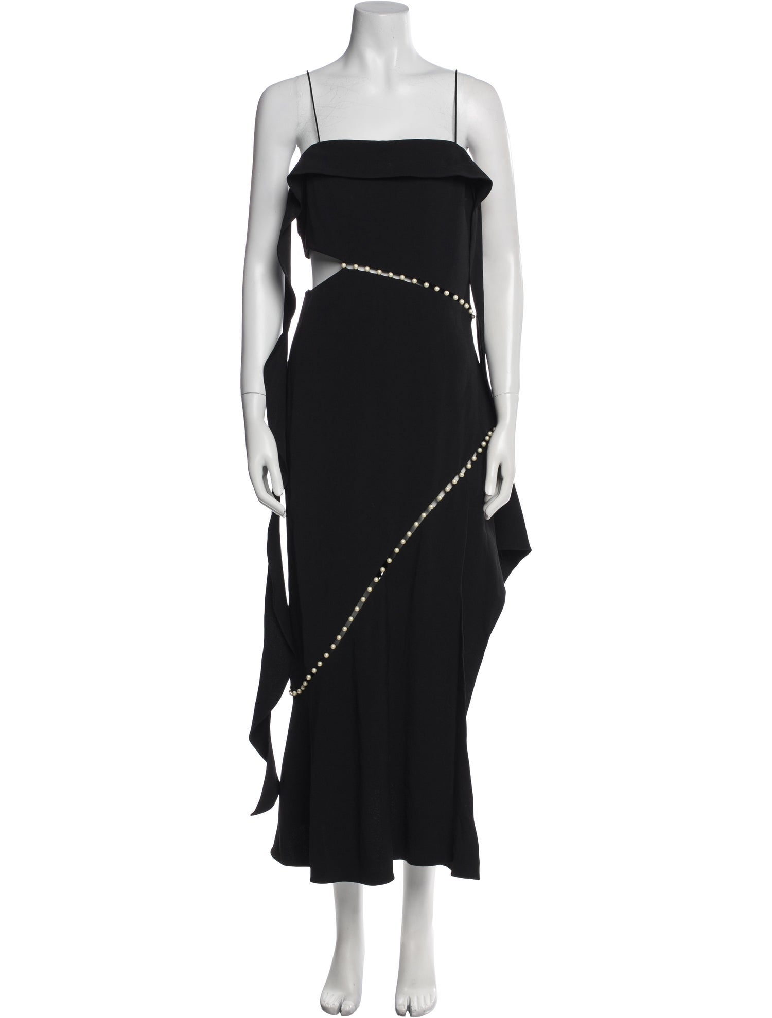 Jonathan Simkhai Square Neckline Long Dress
