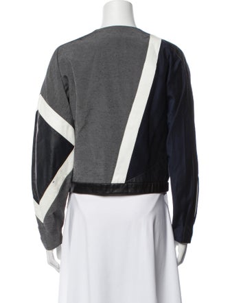 Jonathan Simkhai Colorblock Pattern Jacket