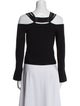 Jonathan Simkhai Square Neckline Long Sleeve Crop Top