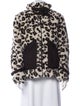 Jonathan Simkhai Animal Print Faux Fur Jacket