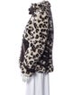 Jonathan Simkhai Animal Print Faux Fur Jacket