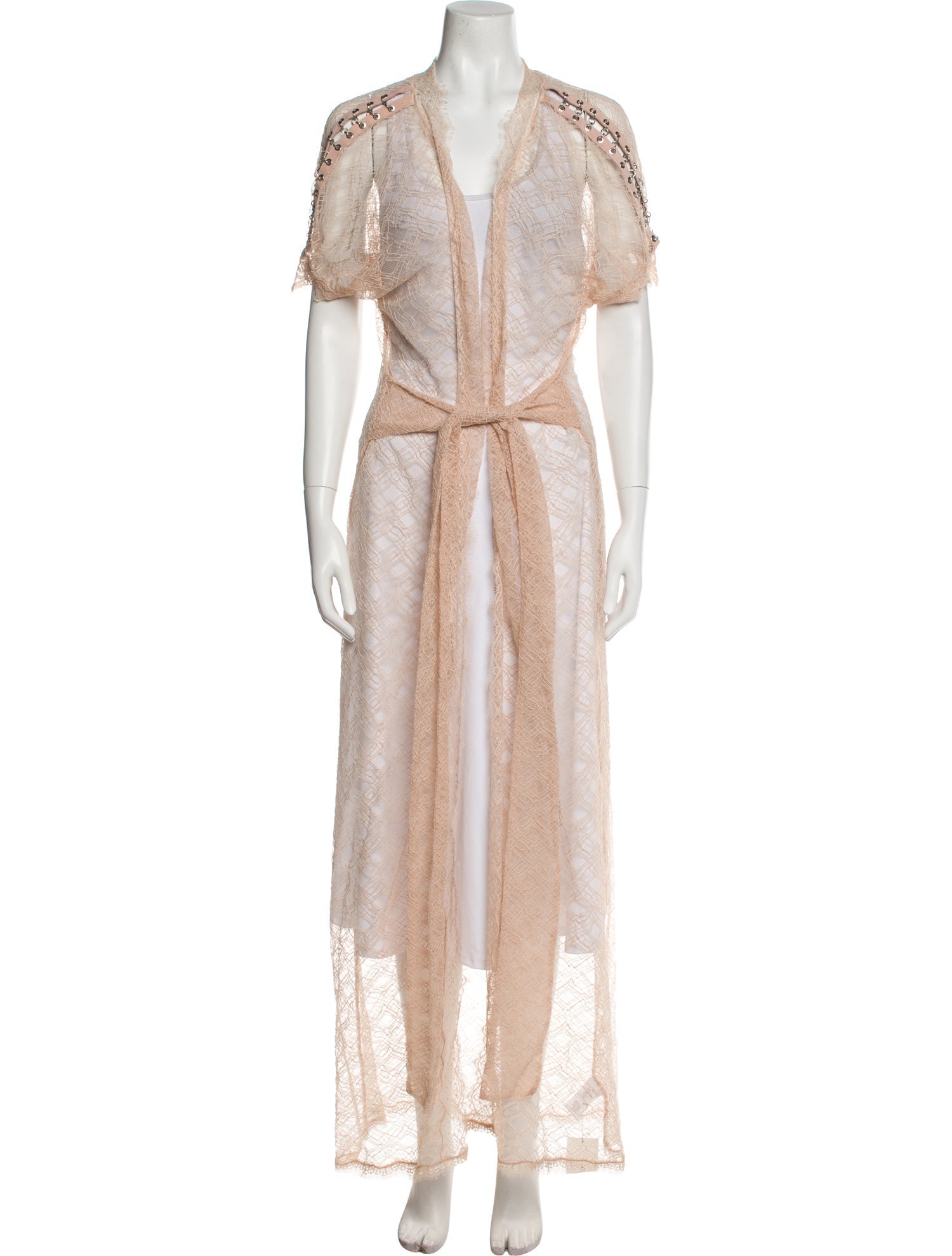 Jonathan Simkhai Printed Raw-Edge Trim Cover-Up