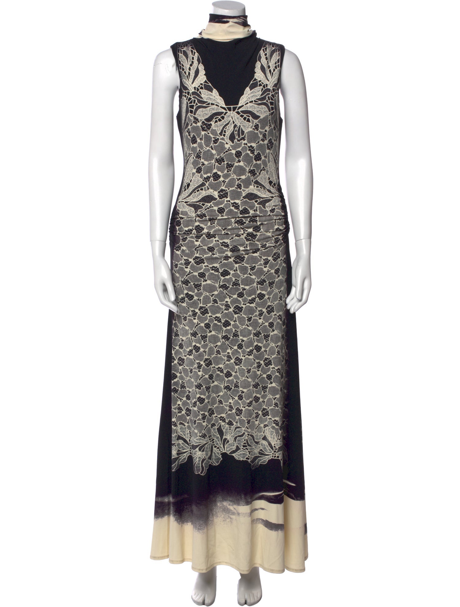 Jonathan Simkhai Lace Pattern Long Dress