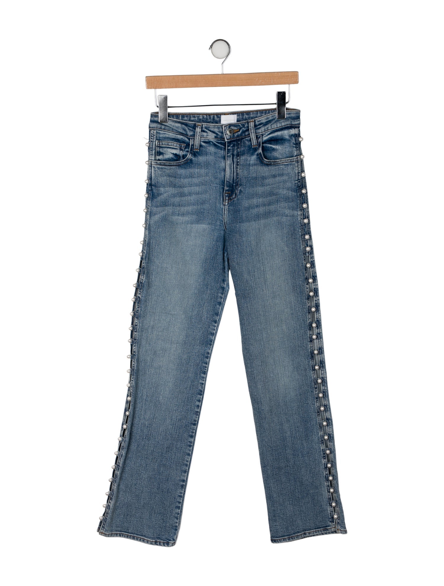 Jonathan Simkhai High-Rise Straight Leg Jeans