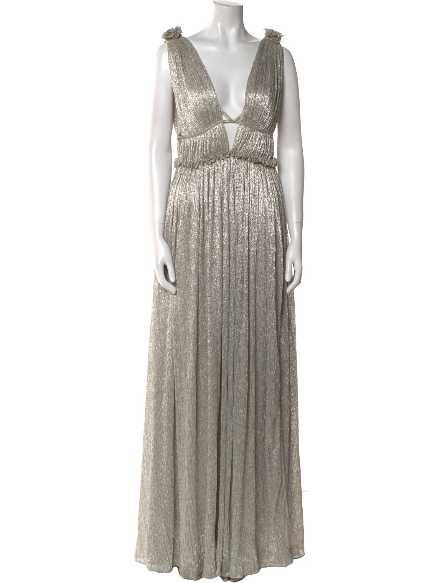 Jonathan Simkhai V-Neck Long Dress