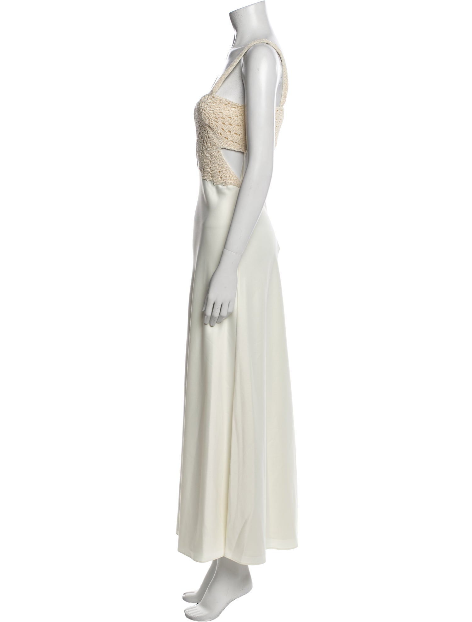 Jonathan Simkhai Square Neckline Long Dress