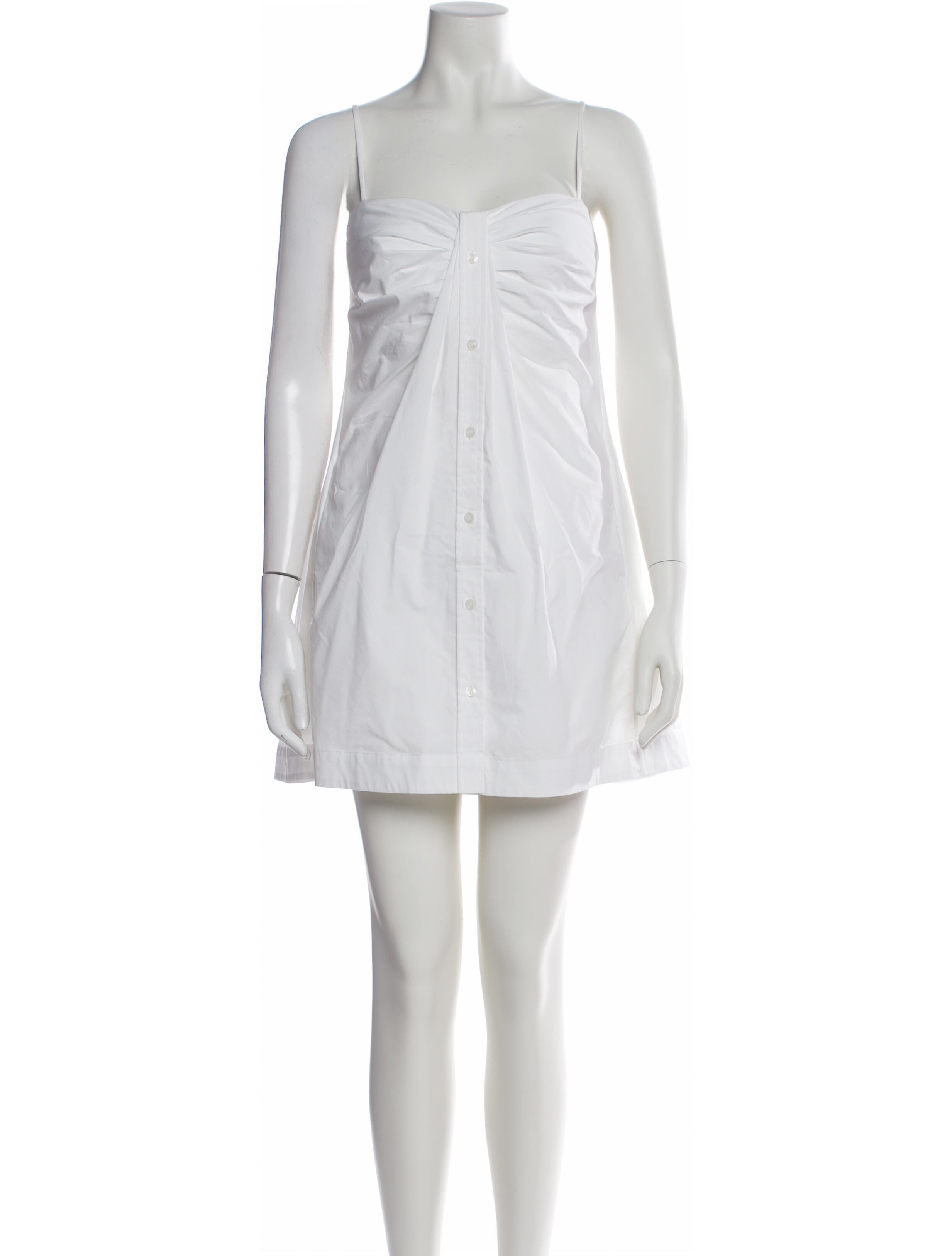 Jonathan Simkhai Square Neckline Mini Dress