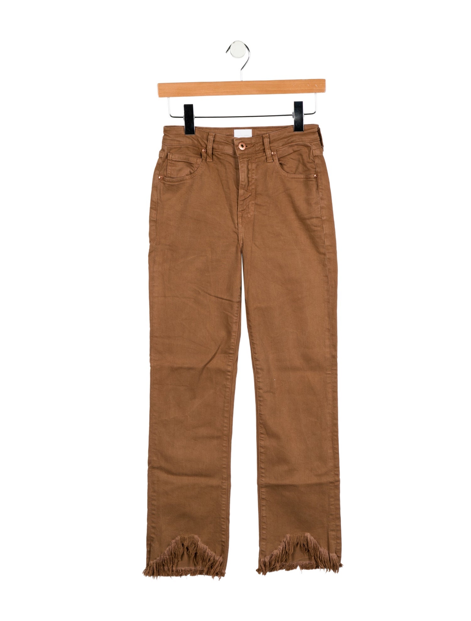 Jonathan Simkhai Mid-Rise Straight Leg Jeans
