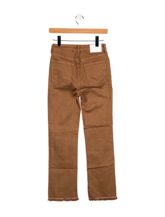 Jonathan Simkhai Mid-Rise Straight Leg Jeans