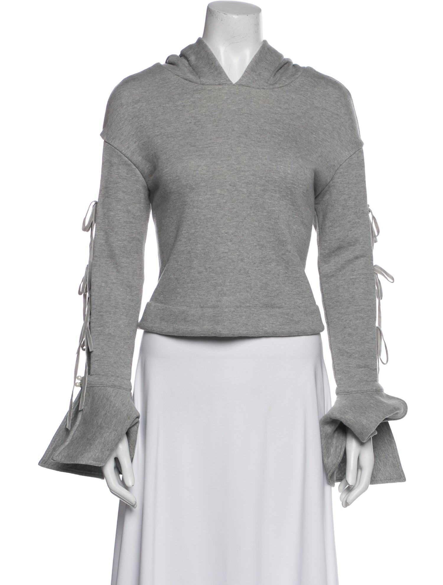 Jonathan Simkhai Cowl Neck Long Sleeve Sweatshirt