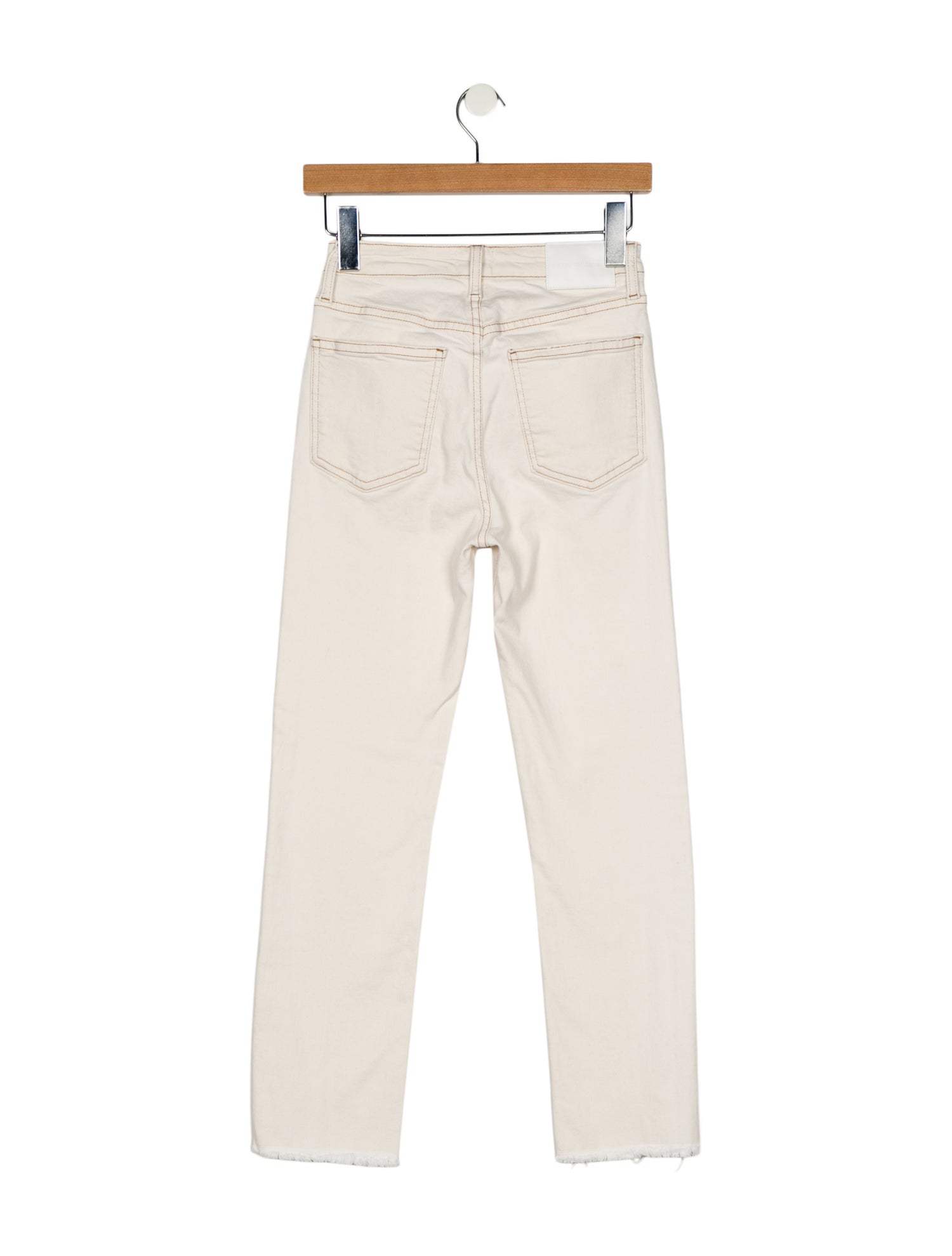 Jonathan Simkhai Mid-Rise Straight Leg Jeans